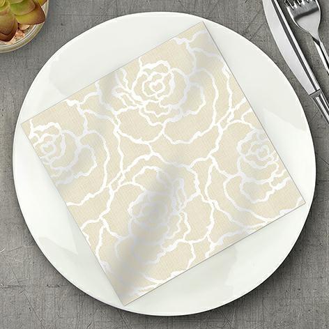 TOVAGLIOLI 40X40 DRYDECOR CAMELIA CREMA