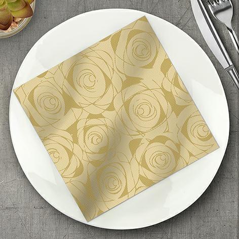 TOVAGLIOLI 40X40 DRYDECOR ROSES DUNE