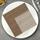 TOVAGLIOLI 40X40 DRYDECOR OPERA BROWN