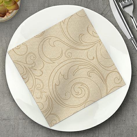 TOVAGLIOLI 40X40 DRYDECOR ARABESCO CHAMPAGNE