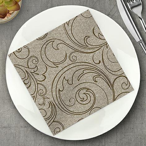 TOVAGLIOLI 40X40 DRYDECOR ARABESCO BROWN