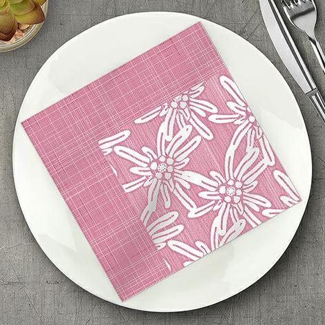 TOVAGLIOLI 40X40 DRYDECOR EDELWEISS BORDEAUX
