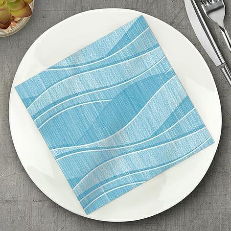 TOVAGLIOLI 40X40 DRYDECOR DUEONDE LIGHT BLU