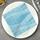 TOVAGLIOLI 40X40 DRYDECOR DUEONDE LIGHT BLU