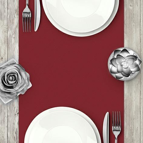 TÊTE À TÊTE 50X120 PIEGATE -DRYCOLOR- BORDEAUX