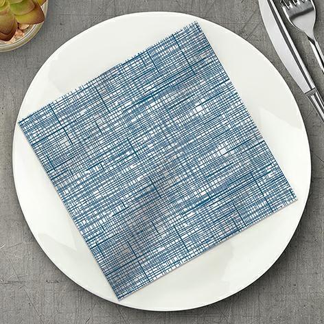TOVAGLIOLI 40X40 DRYDECOR FILO LIGHT BLU