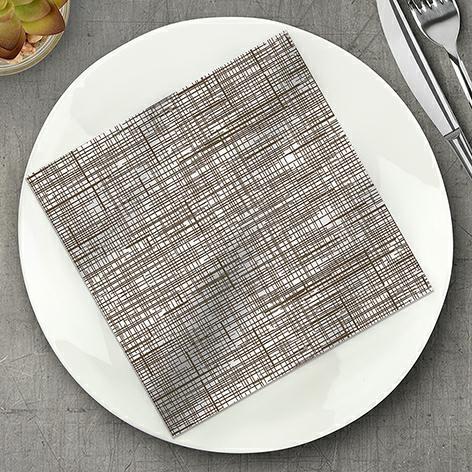 TOVAGLIOLI 40X40 DRYDECOR FILO BROWN