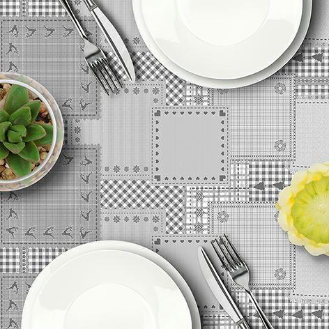 COPRIMACCHIA 100X100 DRYDECOR WINTER FANTASY GREY